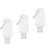 BWESOO 3 Pcs Portable Hot Sauce Keychain Bottles - Mini Ketchup Containers for On-The-Go - Mini H...