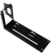 XRIKUI Graphics Card Bracket with Vertical GPU Mount Bracket and 3 Slots Gpu Holder for PC Extend...