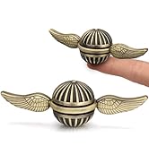 Brass Fidget Spinner Orb Anxiety Toy, Stress Relief Spin Fidgets Hand Bearing Tri Spinner for Kid...