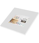 Kootek 12 Inch Square Cake Drums, 1/2 Inch Thick Sturdy Cake Boards with Fully Wrapped Edges, Hea...