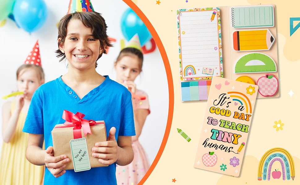 Retro Teacher Sticky Notes