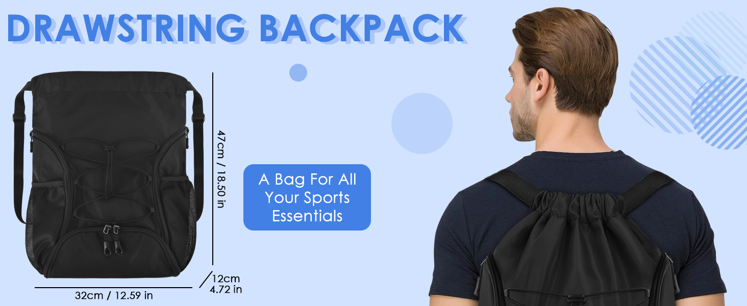 drawstring backpack