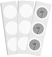 12 x NFC Tags NTAG215 NFC Stickers Rewritable NFC Key Tag White with NFC Chip 25mm (1 inch) Round...