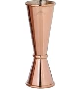 A Bar Above Japanese Jigger – Bar Jigger Stainless-Steel Antique Copper Finish Cocktail Jigger w/...