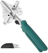 O'Shine 22.5 Degree Long Handle Miter Shears, 22.5 45 & 90 Degree Multi Angle Base Shoe Cutter wi...