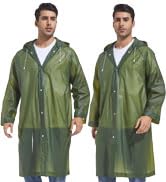 2PCS Rain Ponchos for Adults