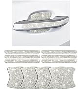 AOCISKA 10 Pieces Bling Car Door Handle Protector,Bling Car Door Handle Stickers,Universal Car Ha...