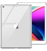 Case for iPad 9th/8th/7th Generation iPad 10.2 Case 2021&2020&2019, Transparent Clear Shockproof ...