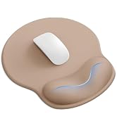Mouse Pad with Wrist Rest, Ergonomic Mouse Pads for Desk, Office Non-Slip Mousepad with Gel Wrist...