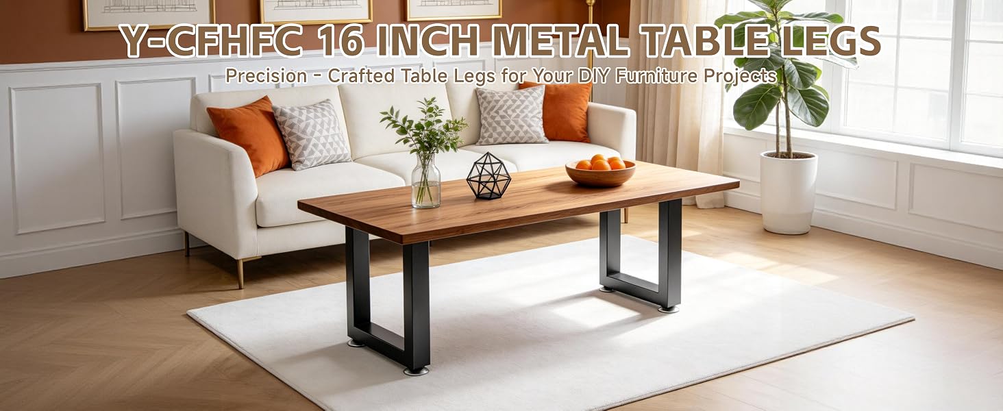 16 Inch Metal Bench Legs Coffee Table Legs