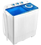 ARLIME Portable Washing Machine, 26 lbs Washer and Spinner Combo with Drain Pump,18 lbs Washing 8...