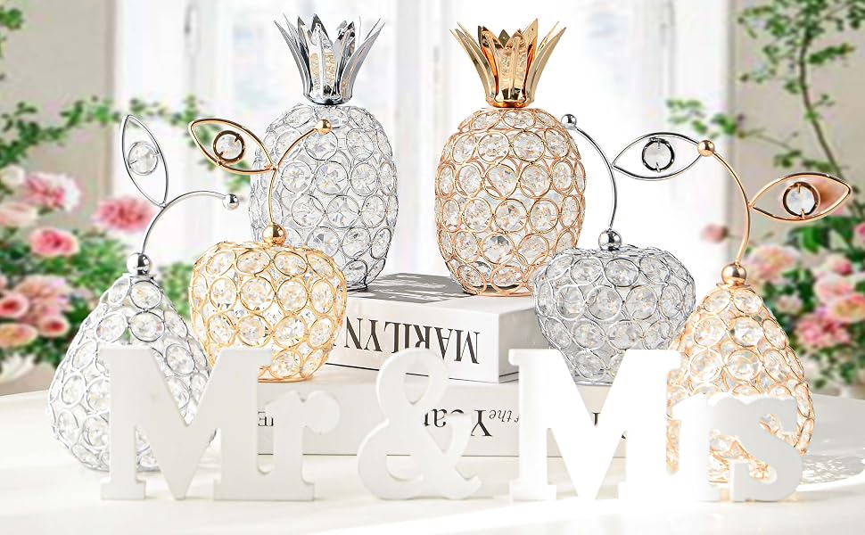 Crystal Metal Pineapple Pear
