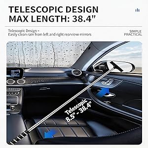 Retractable Side Mirror Wiper