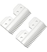 2pcs 18Teeth Oster Ceramic Blade Fast Feed Clippers Replacement Blades for A5 Grooming Cutter Ser...
