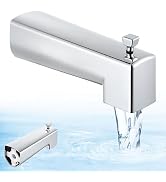 Enhon 7 Inch Slip on Tub Spout with Diverter, Compatible with Moen 3839/Moen 3853, Bathtub Divert...