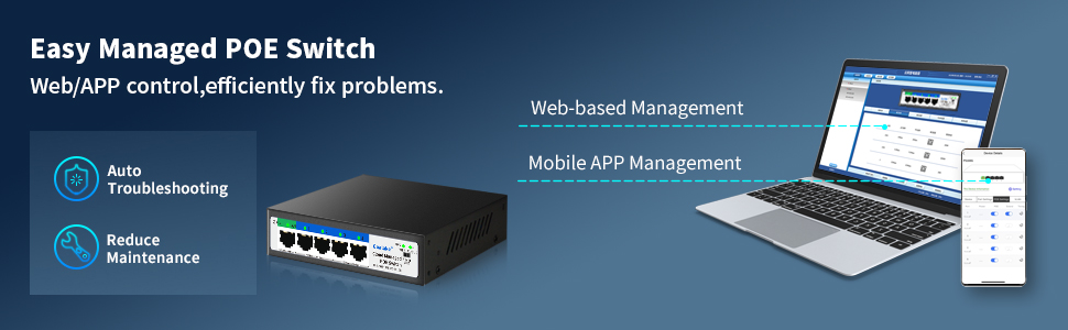 easy managed poe switch