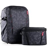 PGYTECH OneMo 2 25L-33L Camera Backpack with Shoulder Bag for 16“ Laptop for Photographers, Water...