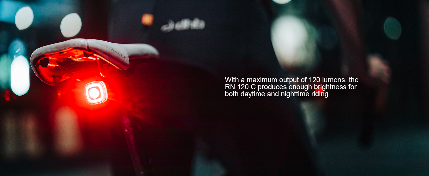 bright bike light with 120 lumens