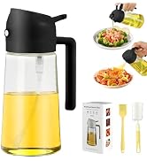 PLAPITATE Oil Dispenser for Kitchen, 2 in 1 Olive Oil Dispenser and Oil Sprayer, Olive Oil Dispen...