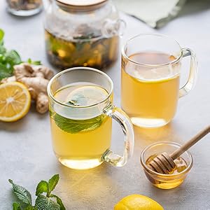 Glass Mugs with Handles
