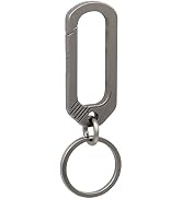 Green Beret Tactical Titanium Key Holder Heavy Duty Quick Release Keychain Clip with Key Ring for...