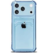 Tuokiou Clear Wallet Phone Case for iPhone, Upgrade Clear Card Slot Case, Slim Fit Protective Sof...