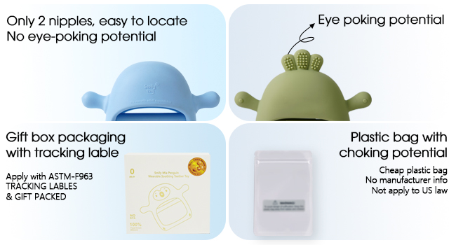 safely designed baby teether