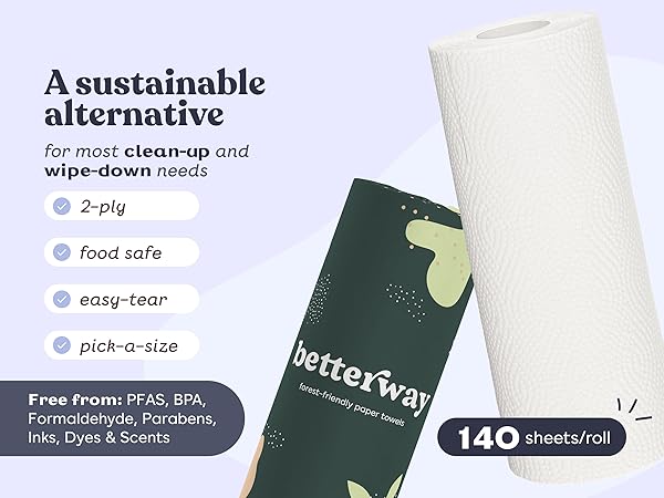 A sustainable alternative for most clean-up and wipe-down needs