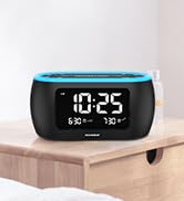ALARM CLOCK RADIO WITH NIGHTLIGHT