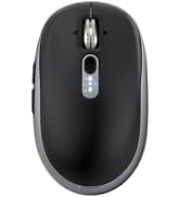 INFINMIND L610 Wireless Mouse, Bluetooth Portable Rechargeable Mouse. | 2.4G USB + 2 Bluetooth, S...