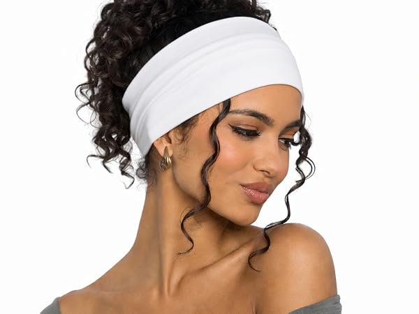 WIDE HEADBANDS FOR WOMEN NON SLIP