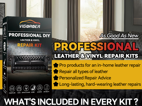 Black Leather Repair Kit