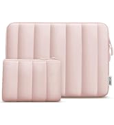 TECOOL Puffy Laptop Sleeve Case 13.3 inch,Protective 13 Laptop Sleeve for MacBook Air 13 13.6 inc...