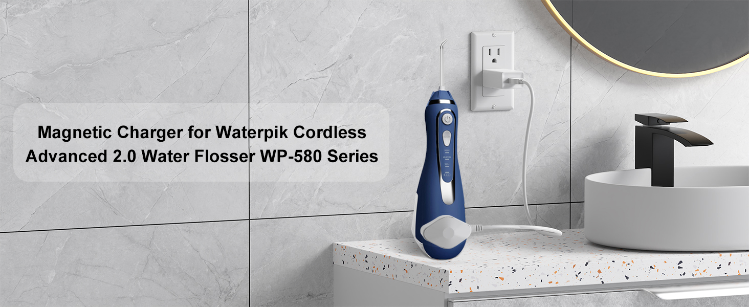 charger for Waterpik Cordless Advanced 2.0 Water Flosser