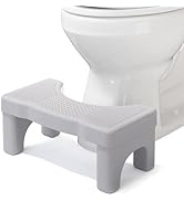 Kzeirm Toilet Potty Stool for Adults, Poop Stool Adult for Bathroom, Toilet Stool Squat Adult, Pl...
