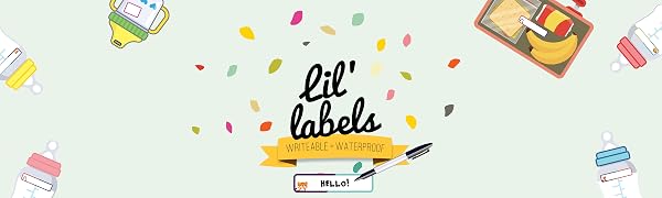 waterproof labels daycare and back to school dishwasher safe baby bottle label name kid