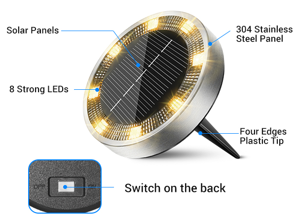 solar ground lights outdoor