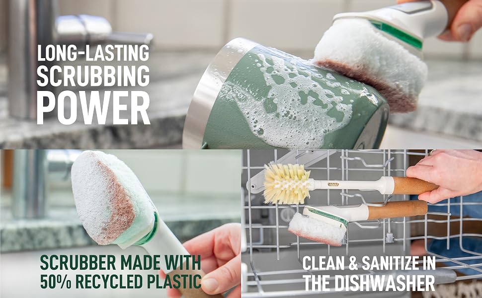 Greener Clean Non-Scratch Dishwand Refills