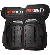 REXBETI Knee Pads for Work, Construction Knee Pads for Men, Heavy Duty Comfortable Anti-slip Foam...
