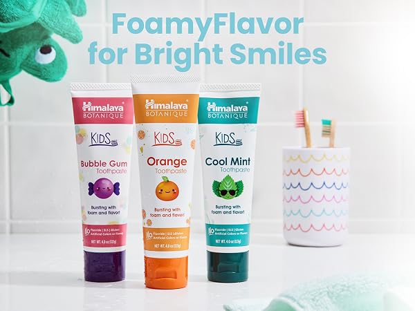 kids toothpastes