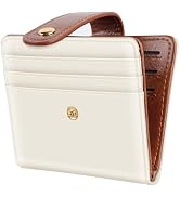 Simikol Small Wallets for Women Slim Minimalist Bifold Credit Card Holder | Compact Zipper Coin P...