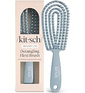 Kitsch Hair Brush Detangler – Flexi Flow Hair Brush for Women, Men & Kids | Detangling Brushes fo...