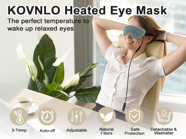 heated eye mask