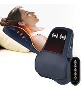 Beleduc Shiatsu Back Massager with Heat Back Massager for Back Pain Deep Tissue,3D Kneading Massa...