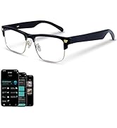 AI Glasses for Men Women, Powered by ChatGPT, AI Real-time Translation(164 Languages), Bluetooth ...