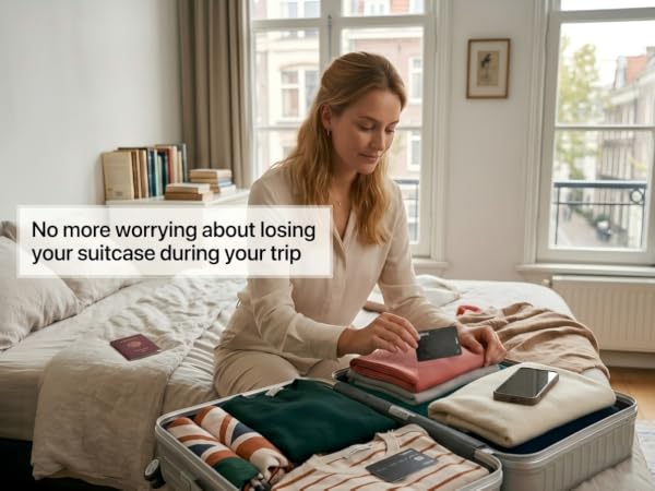 No more worrying about losing your suitcase during your trip