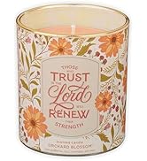 Christian Art Gifts Trust in the Lord Bible Verse Scented Candle: Soy Wax, Pure Essential Oils, O...