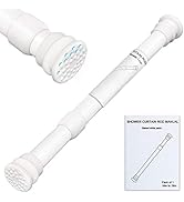 XIQIYY Small Tension Rods 16 to 28 inch ,Adjustable Shower Spring Tension Rod Short for Windows,C...