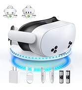 Charging Dock for Meta Quest 3 & Quest 3S, Kinwin 30W Fast Charging Station for Oculus Quest 3S A...