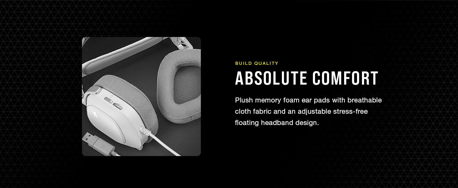 comfortable gaming headset, comfortable headset, USB headset